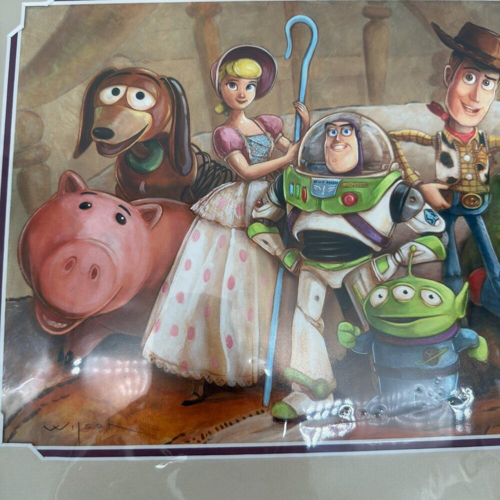 Disney Parks Toy Story 25th Anniversary Art Print By Darren Wilson 14x18 New - Picture 4 of 12